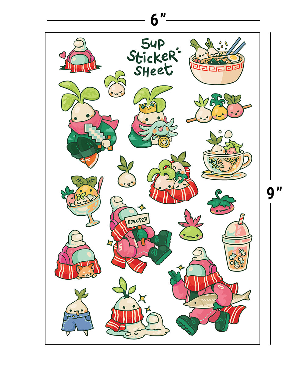 5UP Sticker Sheet